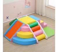 KIBONCY Soft Play Climbing Toys Indoor for Toddlers Ideal Crawling and Exploration Set Toddler with Easy Setup & Clean(E)