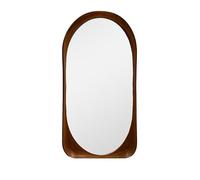 KIBONCY Specchio vintage in stile americano a figura intera retro retrò da pavimento for camera letto guardaroba negozio di abbigliamento e arredamento boutique(Brown,80x180CM)