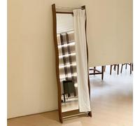 KIBONCY Style Movable Dressing Bedroom Decoration Furniture for Living Room Full Body Mirrors with Stand,Large Floor Mirror for(B)