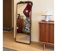 KIBONCY Style Movable Dressing Bedroom Decoration Furniture for Living Room Full Body Mirrors with Stand,Large Floor Mirror for(E)