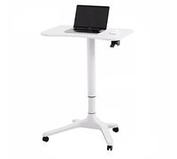 KIBONCY Supporto for podio for leggio, regolabile in altezza, mobile, stabile, multiuso, for discorsi, conferenze, chiesa, lettura o scrivania for computer portatile(White)