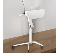 KIBONCY Supporto for podio for leggio, regolabile in altezza, mobile, stabile, multiuso, for discorsi, conferenze, chiesa, lettura o scrivania for computer portatile(A)