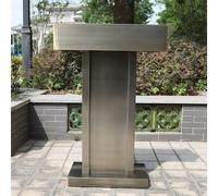 KIBONCY Supporto for podio for presentazione in aula, pulpito con base pesante, conferenza for insegnanti, discorso di matrimonio(I)