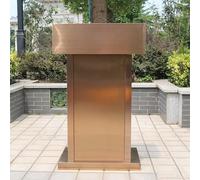 KIBONCY Supporto for podio for presentazione in aula, pulpito con base pesante, conferenza for insegnanti, discorso di matrimonio(J)