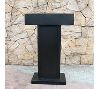 KIBONCY Supporto for podio for presentazione in aula, pulpito con base pesante, conferenza for insegnanti, discorso di matrimonio(A)