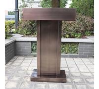 KIBONCY Supporto for podio for presentazione in aula, pulpito con base pesante, conferenza for insegnanti, discorso di matrimonio(H)