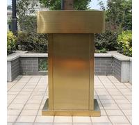 KIBONCY Supporto for podio for presentazione in aula, pulpito con base pesante, conferenza for insegnanti, discorso di matrimonio(K)