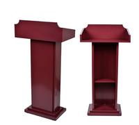 KIBONCY Supporto for podio for presentazione in aula, pulpito con base pesante, conferenza for insegnanti, discorso di matrimonio(R)