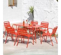 KIBONCY Tavoli e sedie da esterno con ombrelloni, tavoli e sedie for il tempo libero all'aperto, moderni e semplici, for il tè al latte(C)