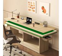 KIBONCY Tavolo da biliardo in ottone a 5 punti con ritorno automatico della pallina, giochi al coperto for casa/ufficio/feste for un allenamento continuo a casa(245CM)