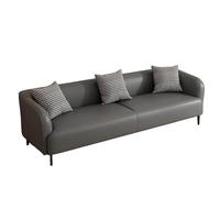 KIBONCY Tech Fabric Couch 3 Seater, Breathable Stain Resistant Pet Friendly Sofa for Living Room(D,70cm)