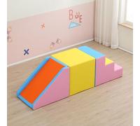 KIBONCY Toddler Climbing Blocks，Climbing Toys for Toddlers, Indoor Soft Play Set, for , Crawling Foam Playset(C)