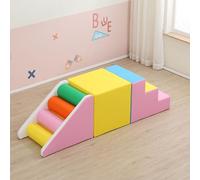 KIBONCY Toddler Climbing Blocks，Climbing Toys for Toddlers, Indoor Soft Play Set, for , Crawling Foam Playset(A)