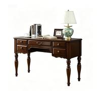 KIBONCY Toeletta in stile americano, scrivania for trucco con specchio e sgabello imbottito, mobili for camera da letto for ragazze e donne(1.2C)
