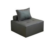 KIBONCY Tofu Block Small Apartment Bedroom Single Sofa, Comfy Cloud Couch Deep Seat Upholstered Modern,for Living Room(D,100x100cm)