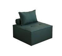 KIBONCY Tofu Block Small Apartment Bedroom Single Sofa, Comfy Cloud Couch Deep Seat Upholstered Modern,for Living Room(F,100x100cm)