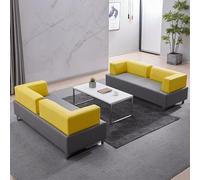 KIBONCY Ufficio semplice e moderno, area reception e riunioni for affari, posti a sedere in terrazza in attesa degli ospiti for negoziare e ricevere affari(E (Three people))