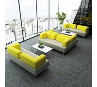 KIBONCY Ufficio semplice e moderno, area reception e riunioni for affari, posti a sedere in terrazza in attesa degli ospiti for negoziare e ricevere affari(H (Two people))