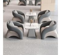 KIBONCY Upholstered armchair, round armchairs with wide upholstery, relaxation area, sales office, clothing store, sofa in beauty salon(A)