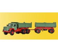 Kibri 14063 Magirus Deutz 230 D 26 Ak Con Rimorchio, Kit di Costruzione, H0