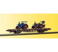 Kibri 26252 Vagone Basso Con Due Lanzbuldogs, Modello Finito, H0