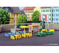 Kibri 36694 - Set Decorativo Z Al Fontana Kit Nuovo