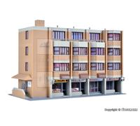 KIBRI 38222 - Kit di montaggio Palazzina condominio con negozi. Scala H0 1:87
