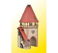 CENTRO TORRE CON PORTONE KIBRI 38470 H0 MODELLISMO