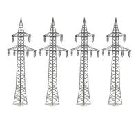 KIBRI 38533 - H0 1:87 - Kit traliccio per linee elettriche 4 pezzi