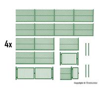 Kibri 38603 Recinto di Rete Metallica Verde, Kit di Costruzione, H0