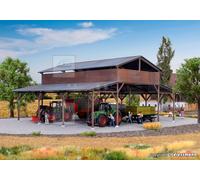 KIBRI 39095 - Kit di montaggio Capannone ricovero per fattoria. Scala H0 1:87