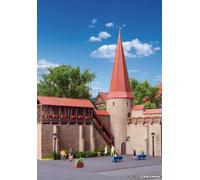 Kibri H0 38915 - Mura Cittadine Con Torre Rotonda A Weil Kit Nuovo