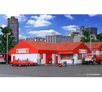 Kibri H0 39220 - Edificio Amministrativo Dei Vigili Del Fuoco Kit Nuovo