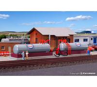 Kibri N 37430 - Stazione di Rifornimento Diesel, Dettagliato Kit (1:160)