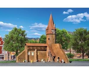 Kibri scala N 37109 Vecchie mura della città con Torre circolare 17 x 14 x 20 cm