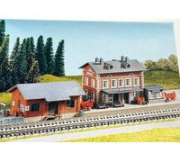 Kibri N 37396 - Stazione Rauenstein Con Magazzino Merci Merce Nuova