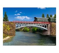 Kibri Scala N 37668 Ponte Werra ad 1 binario o 2 binari 17,8 x 6 o x 9,3 Nuovo