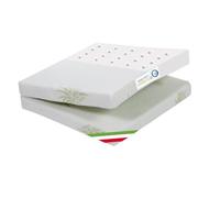 Kiby® Materasso per Lettino da Campeggio 7CM (Certificato OEKO-TEX® & CERTIPUR™) in Aloe Vera, Pieghevole