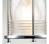 Elstead Lighting Ashland Bay lampada da parete E27 1 x 60 W La: 12,7 A: 20,6 P: 16,9 cm, QN-ASHLANDBAY1-PC-BATH, Ashland Bay [Lampade per Interni > Lampade a Parete]