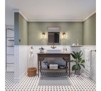 KICHLER Applique da bagno Ashland Bay, 1 luce, ottone KICHLER