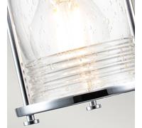 Elstead Lighting Ashland Bay lampada da parete E27 2 x 60 W La: 36,2 A: 20,6 P: 16,6 cm, QN-ASHLANDBAY2-PC-BATH, Ashland Bay [Lampade per Interni > Lampade a Parete]
