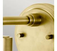 KICHLER Applique da bagno Morvah, ottone spazzolato BATH-MORVAH1-BB