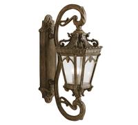 KICHLER Applique da esterni Tournai, design anticato KL-TOURNAI1G-L