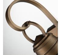 KICHLER Applique da esterno Bridgeton in ottone Ø 17,8 cm KL-BRIDGEPOINTS-NBR