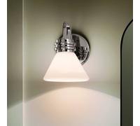 KICHLER Applique Farum 1, cromato, acciaio, vetro, G9 KICHLER