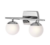 KICHLER Applique LED da bagno Jasper, 2 luci KICHLER