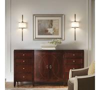 KICHLER Applique LED Mona IP44 altezza 55,9 cm stagnata KICHLER