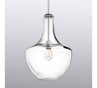 KICHLER Lampada a sospensione Everly vetro - cromo KICHLER