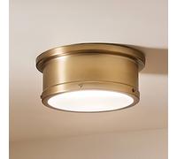 KICHLER Plafoniera Serca, color ottone, Ø 36 cm, metallo, E27 KICHLER
