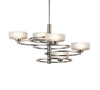 KICHLER Sospensione LED Aleeka 5 luci, altezza 43,8 cm KICHLER